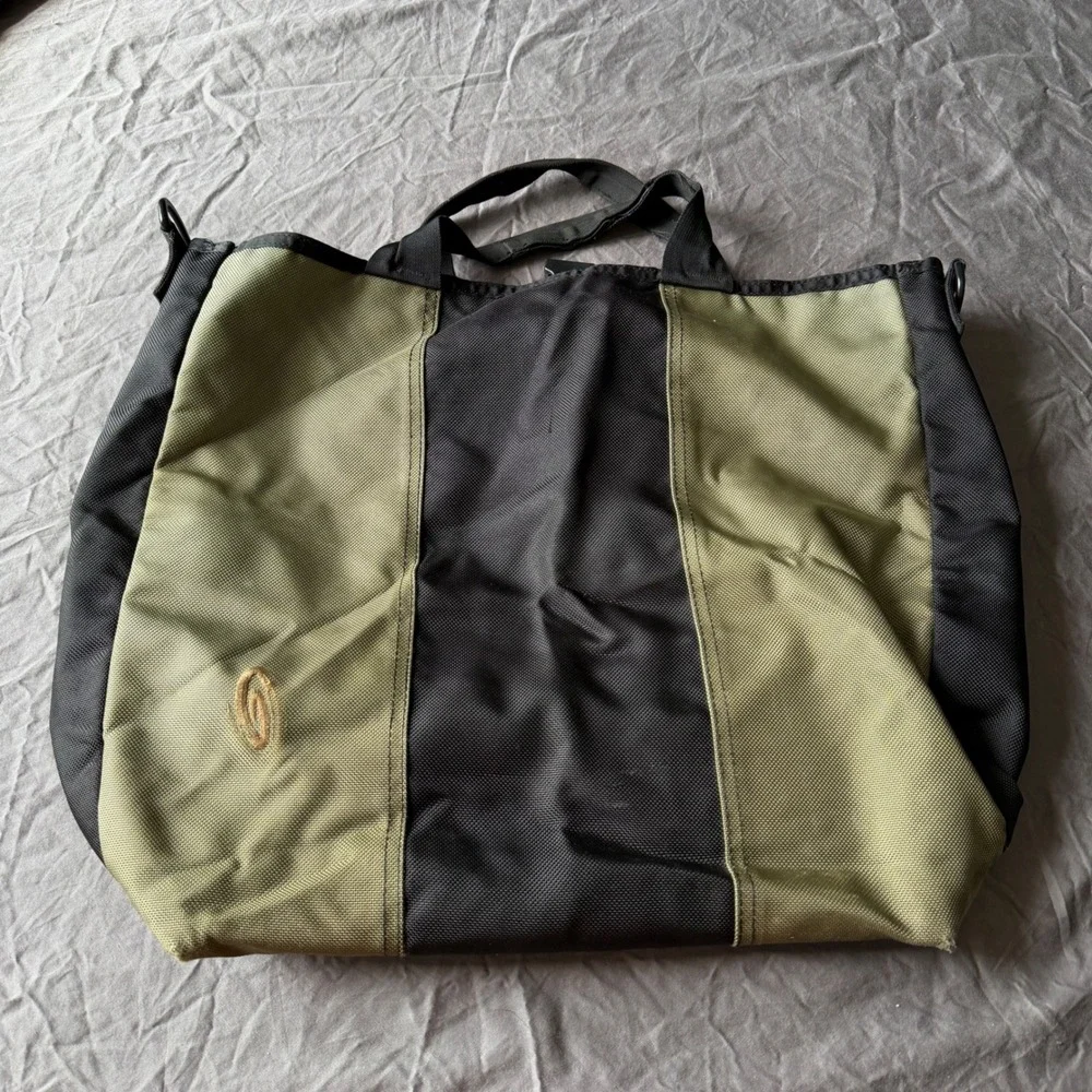 Timbuk2 Cargo Tote Bag Olive Green Black Large Laptop Travel SEE PHOTOS PLZ